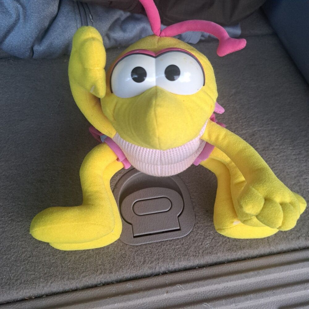 Vintage 1999 Tyco Bug Plush Jim Henson TV Sesame Street Grouchland Toy Muppets